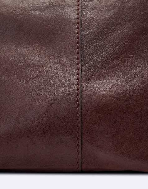 AllSaints cabas en cuir Lutece bordeaux - view 1