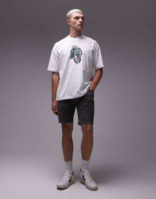 Allsaints Caduceus Graphic T-shirt In White