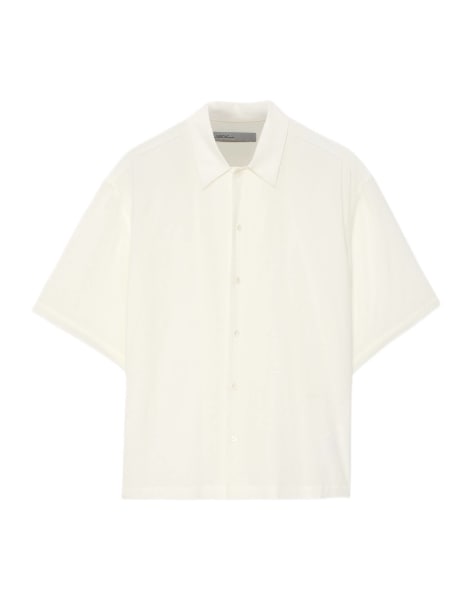 AllSaints - camisa Archer de manga corta en blanco - view 1