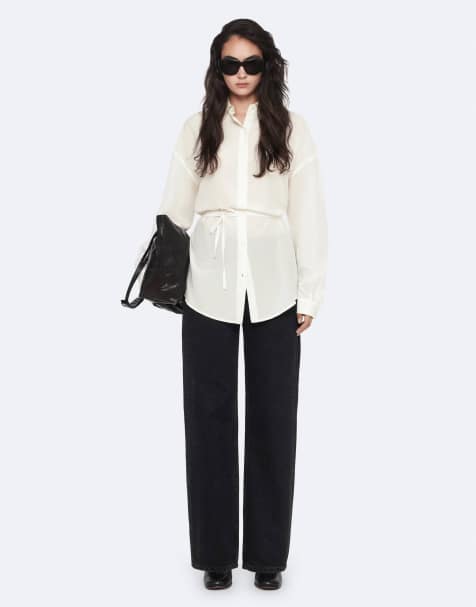 AllSaints - camisa Ilana en blanco crudo - view 1