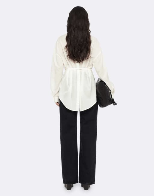 AllSaints - camisa Ilana en blanco crudo, 4 de 7