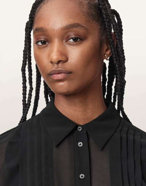 AllSaints - camisa Minna negra - view 1