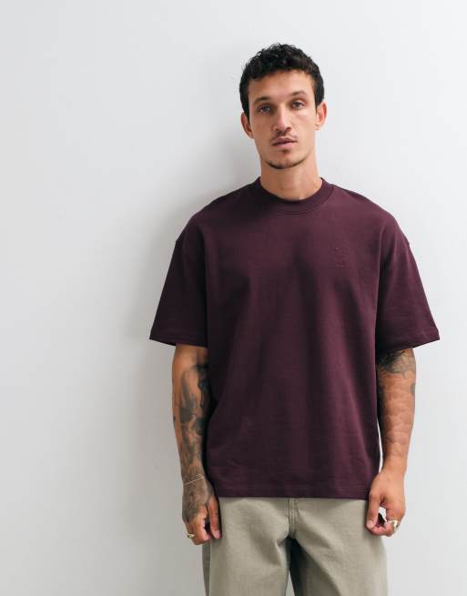 AllSaints - camiseta de manga corta con logo gráfico en rojo, 5 de 5