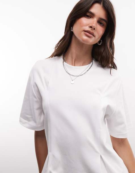 AllSaints - camiseta de manga corta Sofia Lisa en blanco - view 1