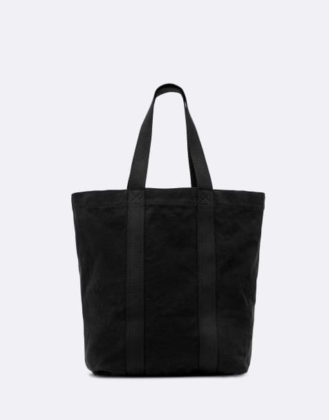 AllSaints Canvas Tote-Bag in Schwarz - view 1