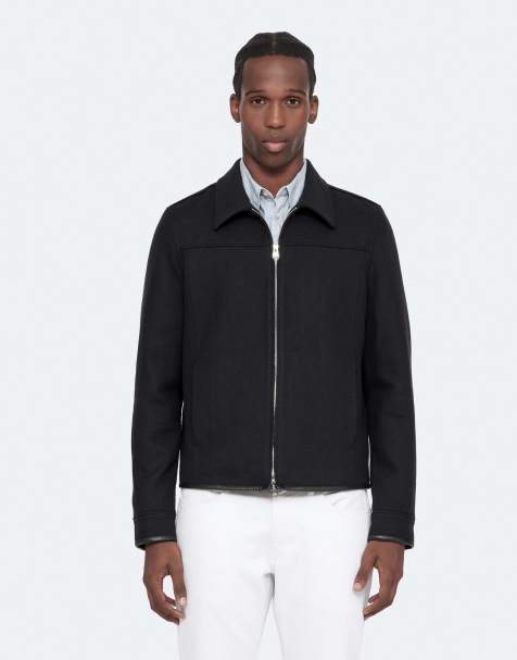 AllSaints Carlow chaqueta en azul marino - view 1