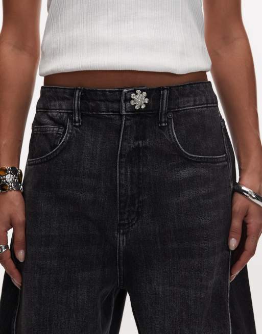 AllSaints – Carter – Svarta jeans med barrelben , 4 av 5