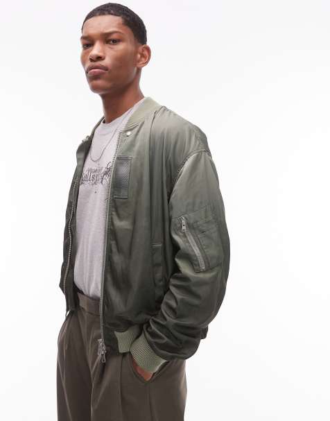 Allsaints cascade jacket in island green - view 1