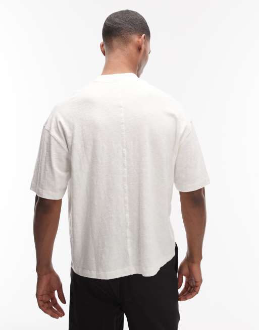 AllSaints – Casper – Biały T-shirt z krótkimi rękawami, 3 z 5