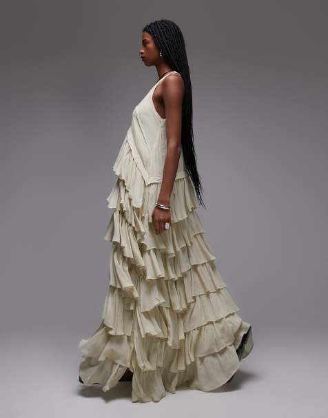 Allsaints Cavarly dress In jade green 