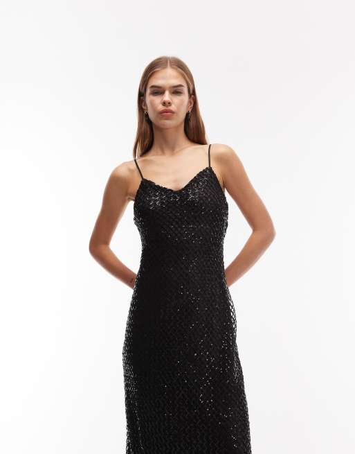 AllSaints Chantelle dress in black , 2 of 4