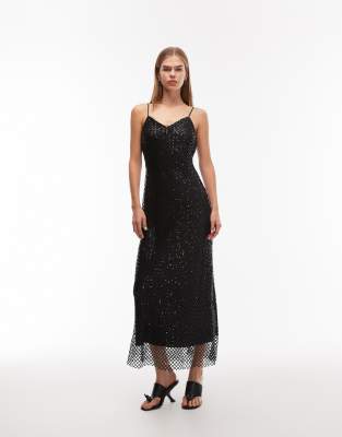 AllSaints - Chantelle - Kleid in Schwarz