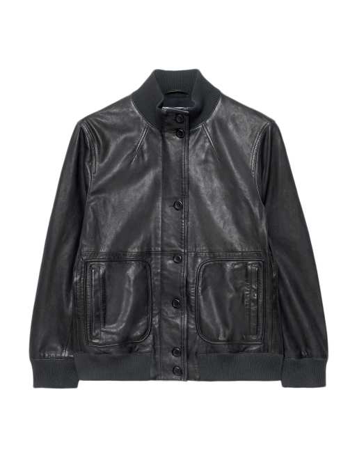 AllSaints - chaqueta Memphis azul marino, 2 de 6