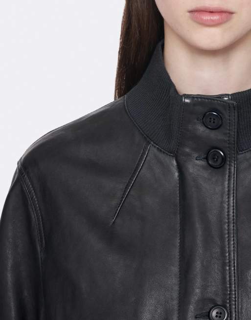 AllSaints - chaqueta Memphis azul marino, 5 de 6