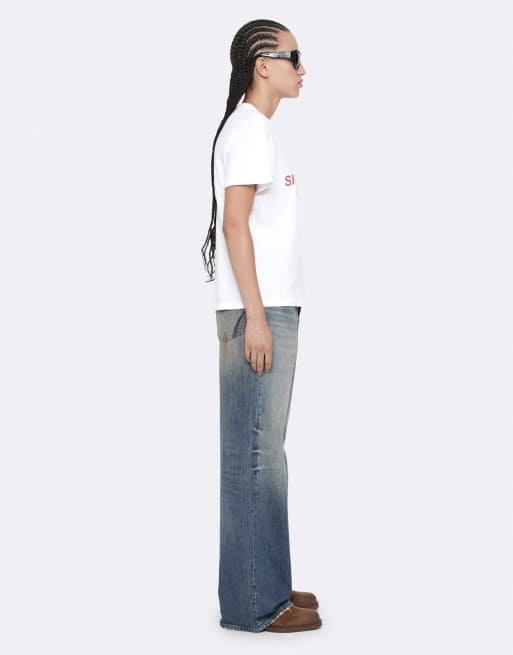 AllSaints Chippy addi T-Shirt in Optic White, 6 von 6