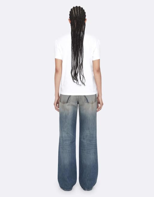 AllSaints Chippy addi T-shirt in optisch wit, 4 van 7