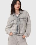 [AllSaints] AllSaints Chlo stud jacket in washed grey 6 Washed grey