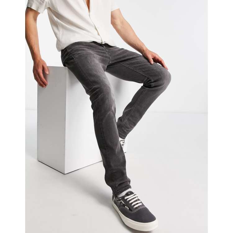 AllSaints Cigarette skinny fit jeans in dark gray