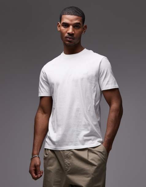 AllSaints - Cipher - T-shirt met logo in wit - view 1