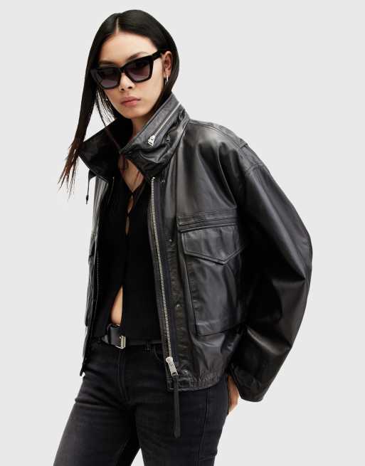 AllSaints - Clay - Jack in zwart