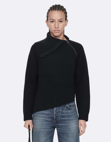 AllSaints Cleo mit Stehkragen in Marineblau - view 1