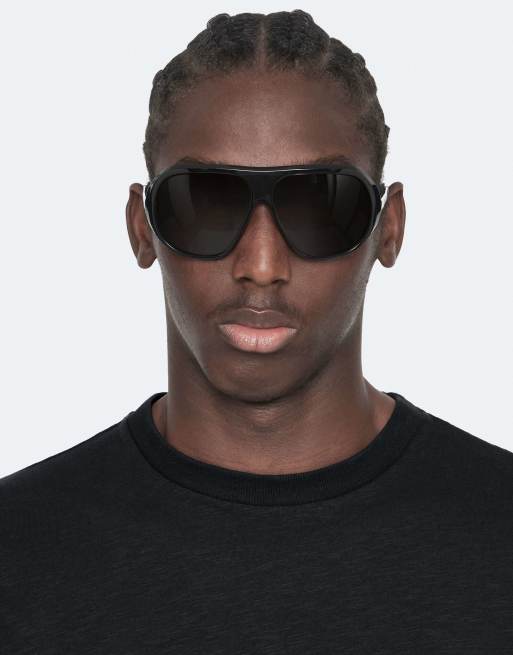 AllSaints Cody camiseta de cuello redondo de manga corta en negro lavado, 4 de 7