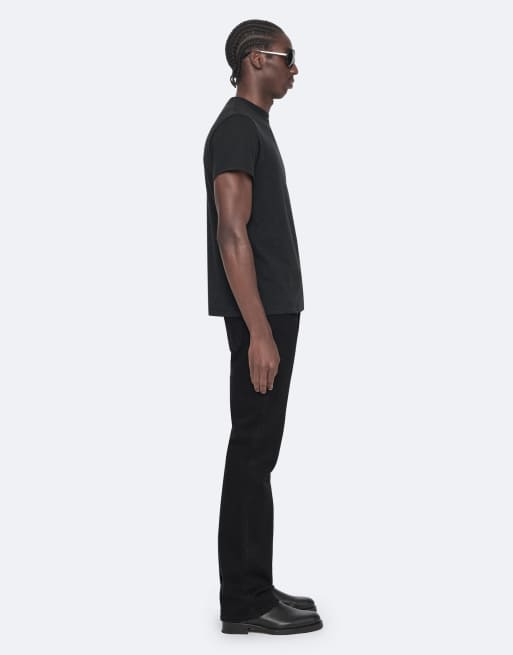 AllSaints Cody camiseta de cuello redondo de manga corta en negro lavado, 7 de 7
