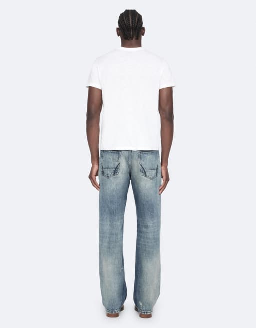 AllSaints Cody Kurzarm-Rundhals in Optikweiß, 2 von 7