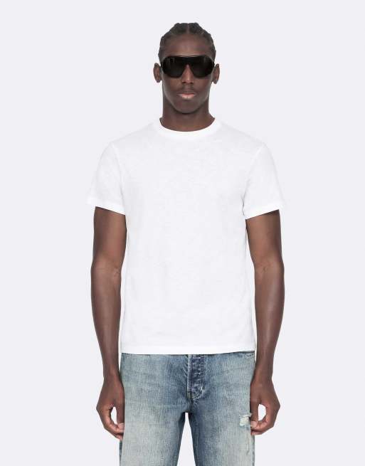 AllSaints Cody Kurzarm-Rundhals in Optikweiß, 5 von 7