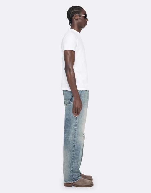 AllSaints Cody Kurzarm-Rundhals in Optikweiß, 7 von 7
