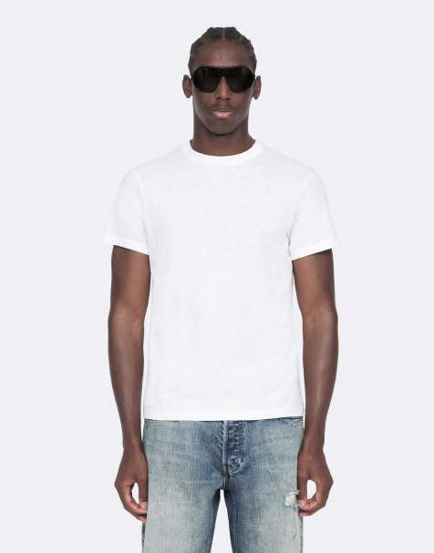 AllSaints Cody t-shirt à manches courtes col rond en blanc optique - view 1
