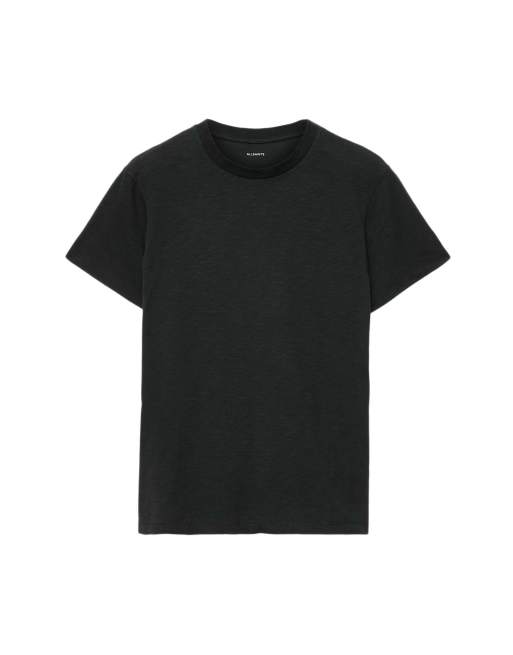 AllSaints Cody t-shirt à manches courtes col rond en noir délavé, 7 de 7