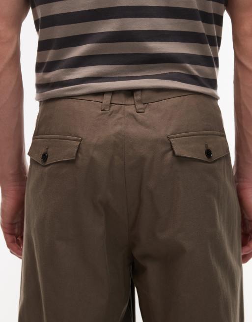 AllSaints - Conway - Pantaloni sartoriali marroni, 4 di 5