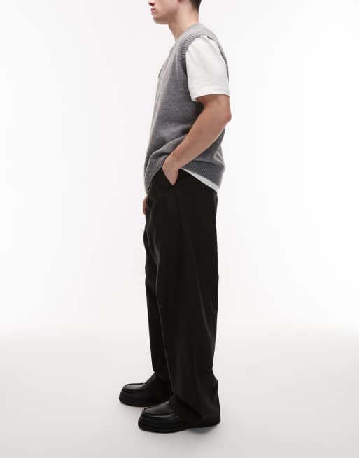 AllSaints Conway tailored pants in black, 3 of 5