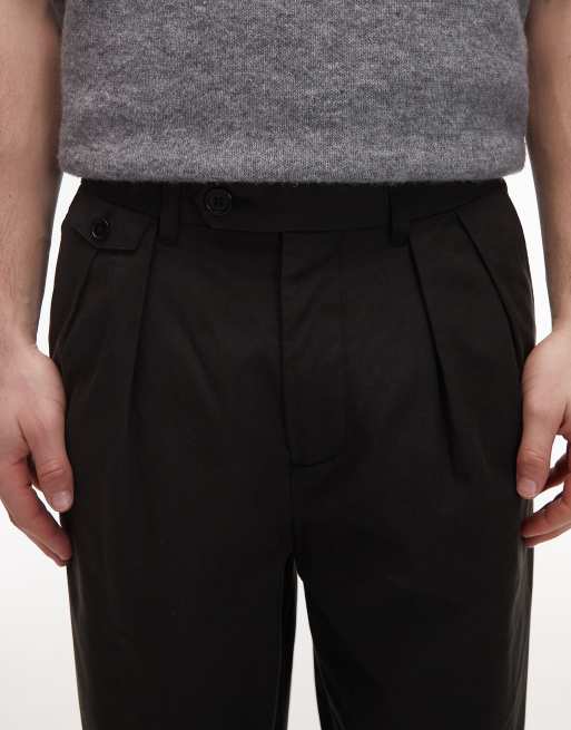 AllSaints Conway tailored pants in black, 5 of 5