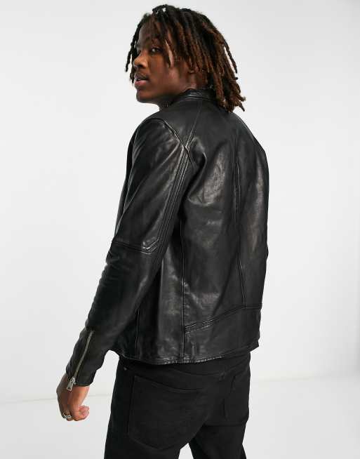 Asos all saints hot sale leather jacket