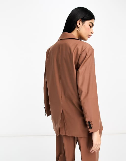 AllSaints Corin Miro co-ord suit blazer in rust - PINK, 2 of 4
