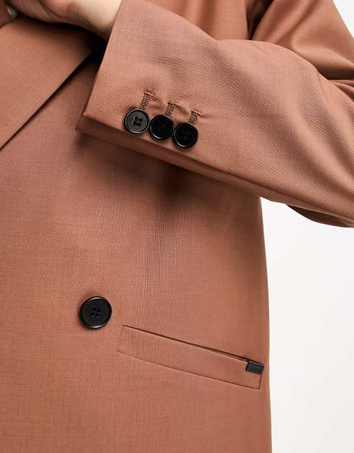AllSaints Corin Miro co-ord suit blazer in rust - PINK, 3 of 4