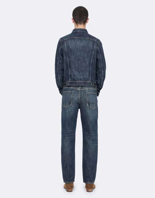 AllSaints coupe regular en indigo foncé, 4 de 6