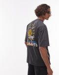[AllSaints] AllSaints Cove t-shirt in washed black M washed black