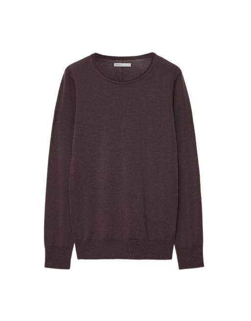AllSaints Coyte Rundhalsausschnitt in Vino Purple, 2 von 6