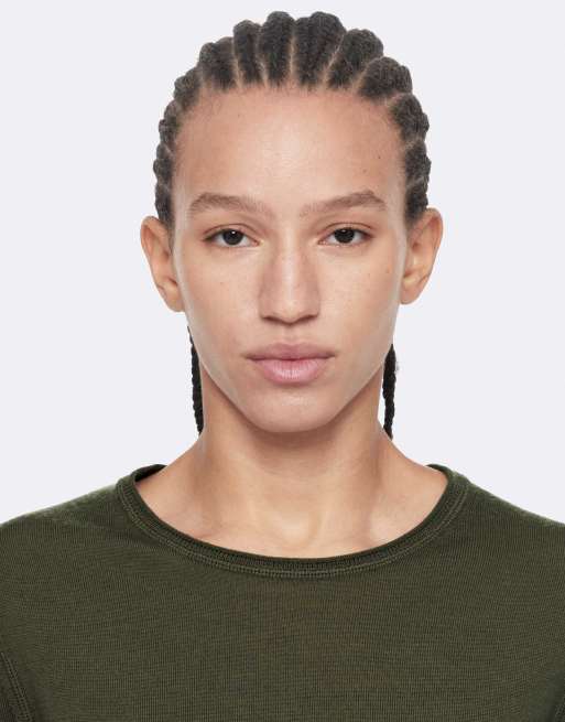 AllSaints Coyte sweat-shirt ras de cou vert militaire, 3 de 6