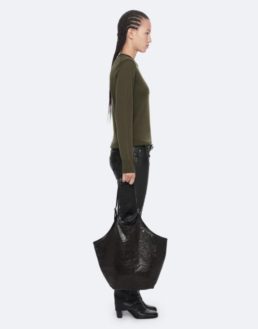 AllSaints Coyte sweat-shirt ras de cou vert militaire, 6 de 6