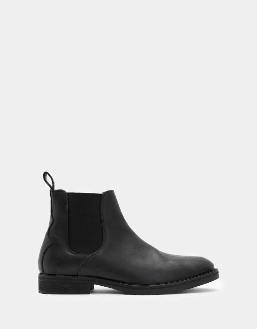 AllSaints Creed leather boots in black, 2 of 4