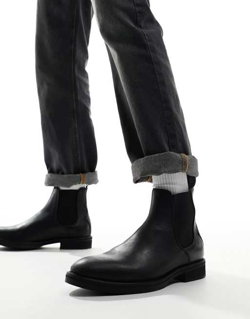 Mens black clearance dress shoes boots