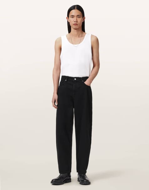 AllSaints Curve – Jeans in verwaschenem Schwarz - view 1