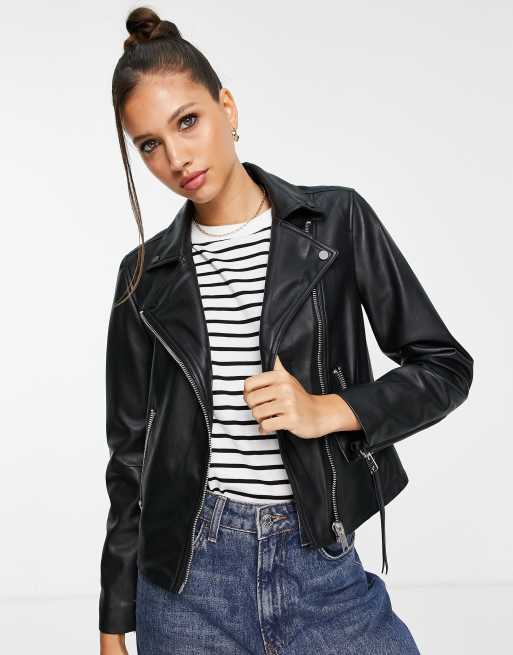 All saints dalby 2025 leather biker jacket