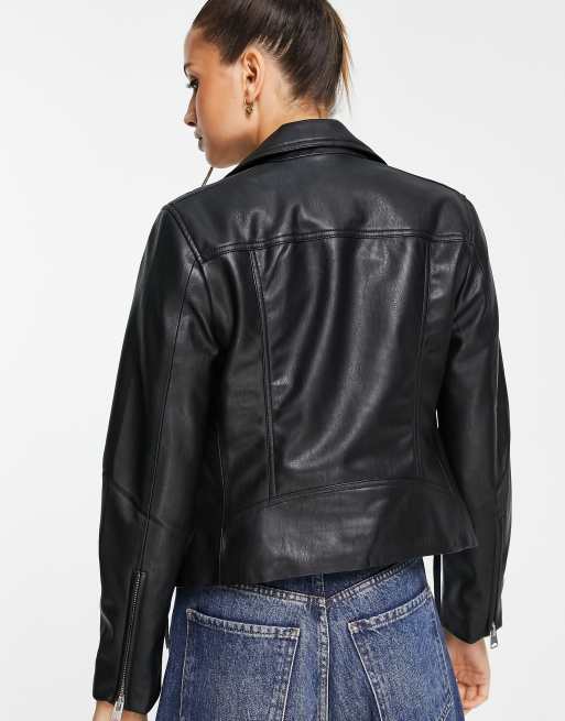 All saints 2025 faux leather jacket