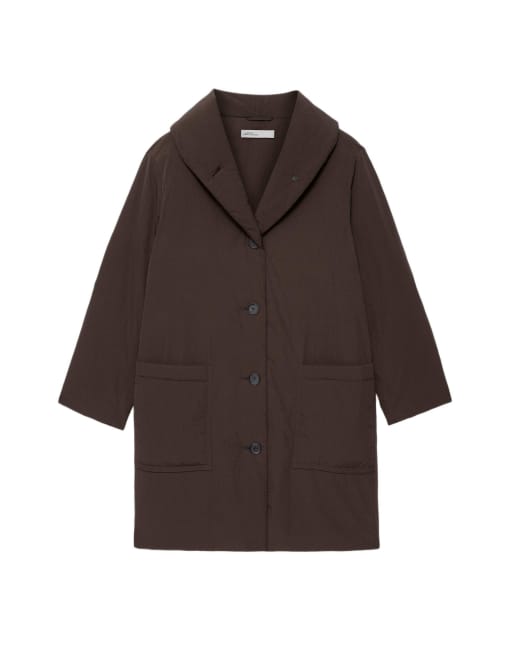 AllSaints Darcie doudoune brun espresso, 5 de 6