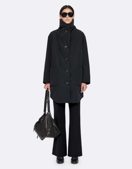 AllSaints Darcie puffer in gewassen zwart, 2 van 7